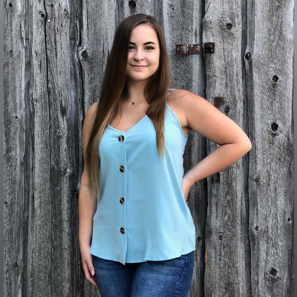 Baby Blue Tank Top